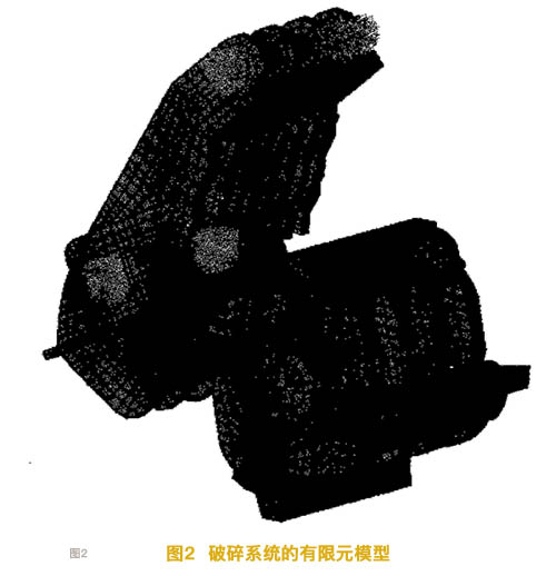 昆明反击破专家建立的破碎系统有限元系统