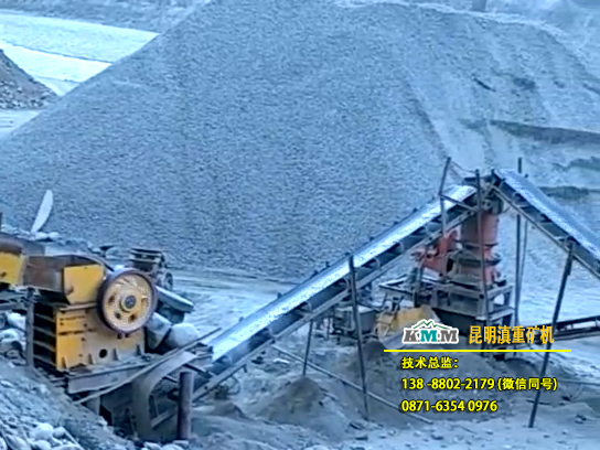 西藏察瓦乡100t制砂项目全景